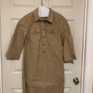 Boston Proper Medium Khaki Dress